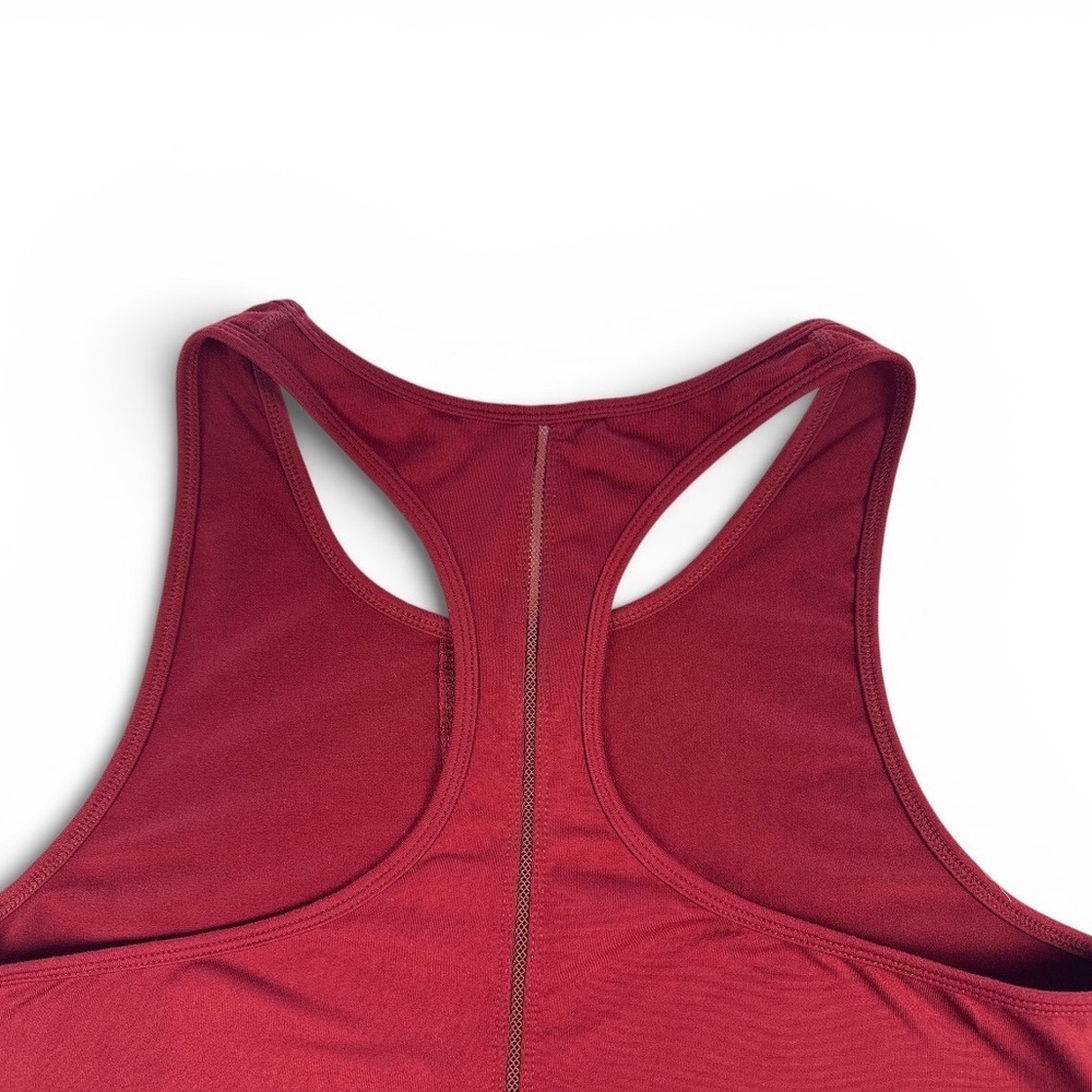 ZYIA Active Women's Large Burgundy Racerback Workout Tank Top Flowy Athletic - Picture 4 of 6